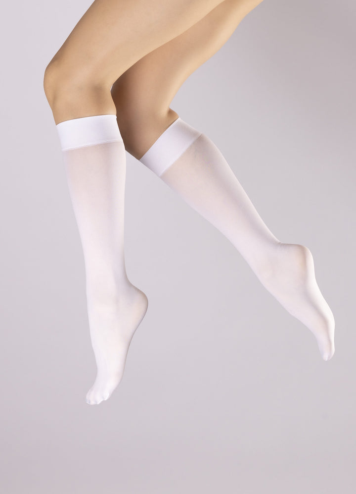 Biodegradable knee high – White