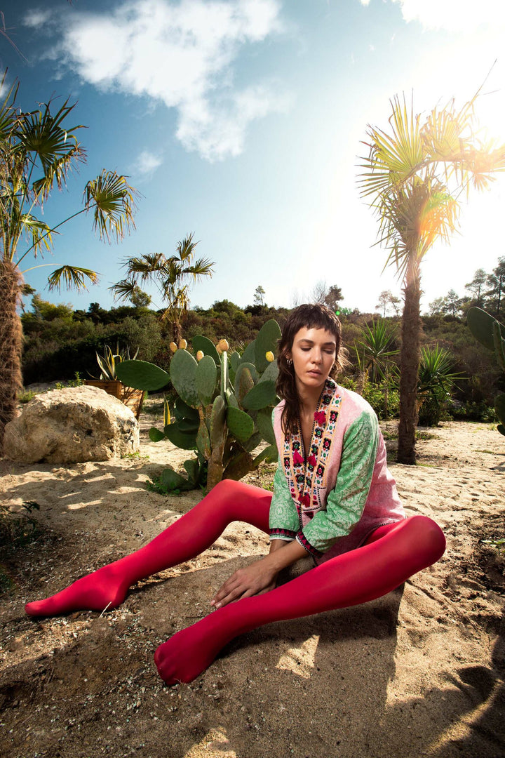 Biodegradable Limited Collection Tights – Watermelon